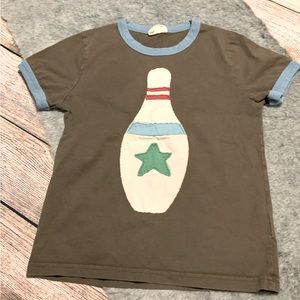 Mini Boden Bowling Pin T-shirt Size 5-6Y